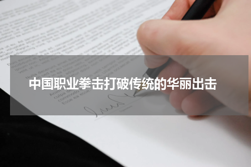  中国职业拳击打破传统的华丽出击