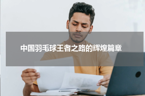  中国羽毛球王者之路的辉煌篇章