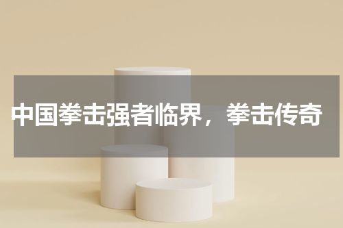  中国拳击强者临界，拳击传奇